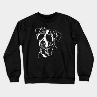 Jack Russell Terrier sunglasses cool dog Crewneck Sweatshirt